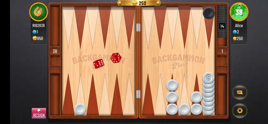 Backgammon Plus android App screenshot 0