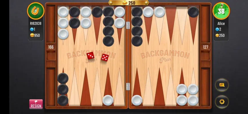 Backgammon Plus android App screenshot 2