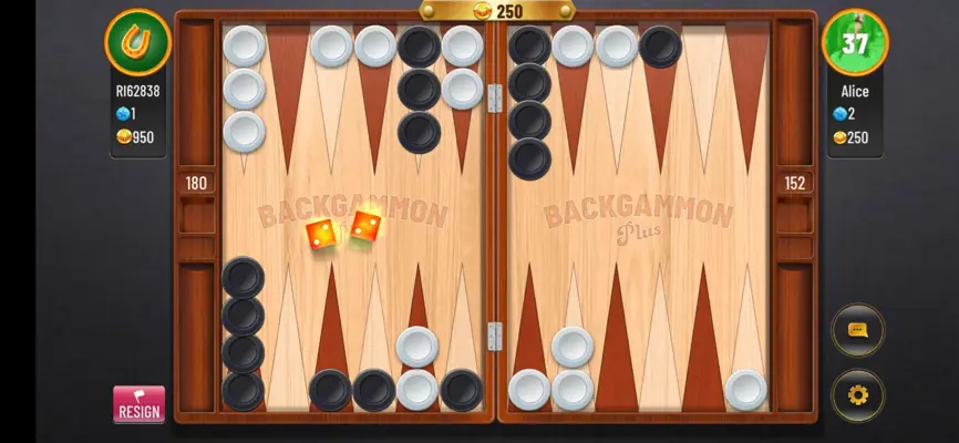 Backgammon Plus android App screenshot 3