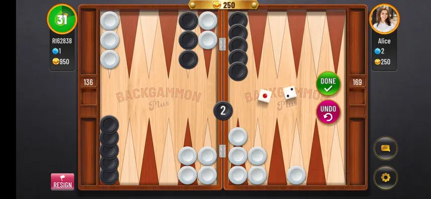 Backgammon Plus android App screenshot 6